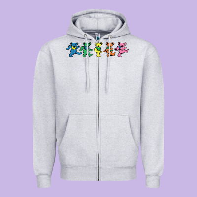 Jerrys Designer Bears Zipper Hoodie Designed By Inspiradesign