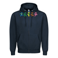 Navy Jerrys Designer Bears Zipper Hoodie - InspiraDesign