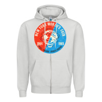 Dove Grey New York World's Fair 196465 Zipper Hoodie - InspiraDesign