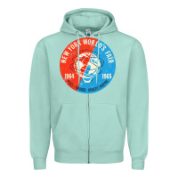 Seafoam New York World's Fair 196465 Zipper Hoodie - InspiraDesign
