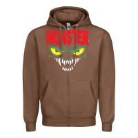Chestnut monster Zipper Hoodie - InspiraDesign