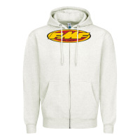 Oatmeal Heather fmf racing so calif 8'' Zipper Hoodie - InspiraDesign