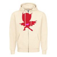 Sandshell owlette illustration Zipper Hoodie - InspiraDesign