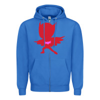 True Royal owlette illustration Zipper Hoodie - InspiraDesign
