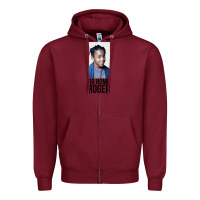 Burgundy Sister Sister - Go Home Roger Zipper Hoodie - InspiraDesign