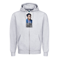 Heather Grey Sister Sister - Go Home Roger Zipper Hoodie - InspiraDesign