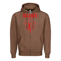 Chestnut vintage starman Zipper Hoodie - InspiraDesign