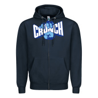Navy the crunch fitness Zipper Hoodie - InspiraDesign