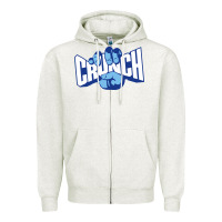 Oatmeal Heather the crunch fitness Zipper Hoodie - InspiraDesign