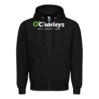 Black O'Charley's Resto and Bar Zipper Hoodie - InspiraDesign