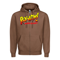 Chestnut Ronda Rousey Merch Rowdy Ronda Rousey Shirt Zipper Hoodie - InspiraDesign