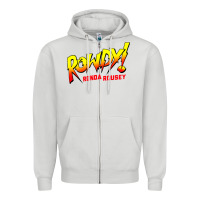 Dove Grey Ronda Rousey Merch Rowdy Ronda Rousey Shirt Zipper Hoodie - InspiraDesign