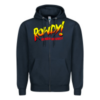 Navy Ronda Rousey Merch Rowdy Ronda Rousey Shirt Zipper Hoodie - InspiraDesign