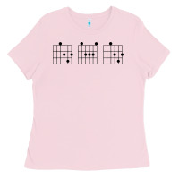 Bubblegum Pink Guitar Chord dad Ladies Tee - Bettercallsaul