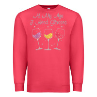Cardinal At My Age I need Glasses Premium Sweatshirt - DesignPulse