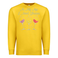 Lemon At My Age I need Glasses Premium Sweatshirt - DesignPulse