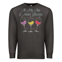 Smoke At My Age I need Glasses Premium Sweatshirt - DesignPulse