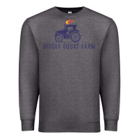 Charcoal Heather diddly farm for men and women Premium Sweatshirt - DesignPulse