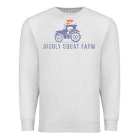 Oatmeal Heather diddly farm for men and women Premium Sweatshirt - DesignPulse