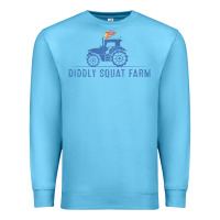Ocean Blue diddly farm for men and women Premium Sweatshirt - DesignPulse