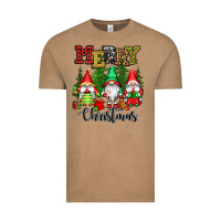 Merry Christmas Gnomes Vintage Tee | Teevron