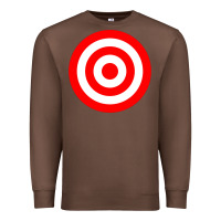 Chestnut bullseye target red & white rings target Premium Sweatshirt - DesignPulse