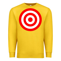 Lemon bullseye target red & white rings target Premium Sweatshirt - DesignPulse