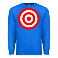 True Royal bullseye target red & white rings target Premium Sweatshirt - DesignPulse