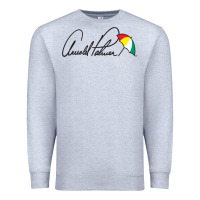 Heather Grey Arnold Palmer Premium Sweatshirt - DesignPulse