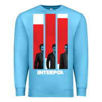 Ocean Blue INTERPOL BAN Premium Sweatshirt - DesignPulse