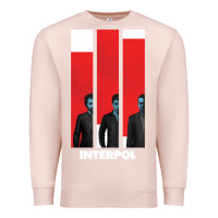 Pale Pink INTERPOL BAN Premium Sweatshirt - DesignPulse