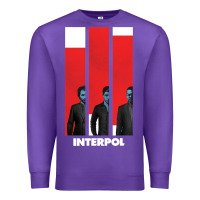 Purple INTERPOL BAN Premium Sweatshirt - DesignPulse