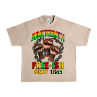 French Oak juneteenth free ish since 1865 Urban Heavy Tee - CowGirlArtShop