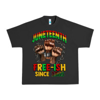 Pigment Black juneteenth free ish since 1865 Urban Heavy Tee - CowGirlArtShop