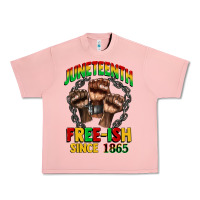 Salmon juneteenth free ish since 1865 Urban Heavy Tee - CowGirlArtShop