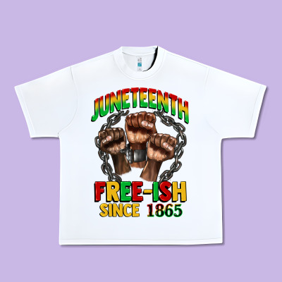 Juneteenth Free Ish Since 1865 Urban Heavy Tee Designed By Cowgirlartshop