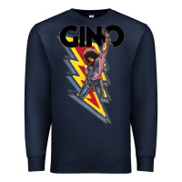 Navy Gino time basketball Premium Sweatshirt - DesignPulse