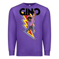 Purple Gino time basketball Premium Sweatshirt - DesignPulse