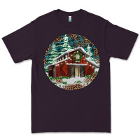 Plum Barn Christmas Premium Tee - RanaPortraitStore