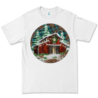 White Barn Christmas Premium Tee - RanaPortraitStore