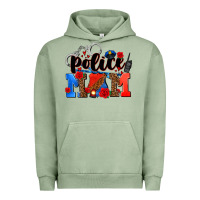 Pigment Oil Green police mom Urban Hoodie - AdoDesignShop