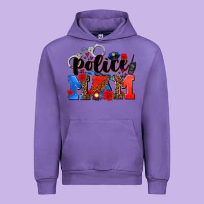 Police Mom Urban Hoodie Designed By Adodesignshop
