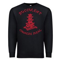 Black SUCCULENT CHINESE MEAL CHINESE TAKE OUT TAKE AWAY Premium Sweatshirt - DesignPulse
