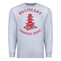 Heather Grey SUCCULENT CHINESE MEAL CHINESE TAKE OUT TAKE AWAY Premium Sweatshirt - DesignPulse