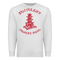 Oatmeal Heather SUCCULENT CHINESE MEAL CHINESE TAKE OUT TAKE AWAY Premium Sweatshirt - DesignPulse