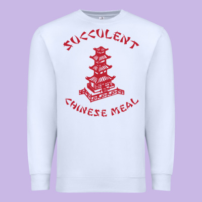 Succulent Chinese Meal Chinese Take Out Take Away Premium Sweatshirt Designed By Designpulse