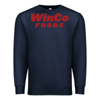Navy winco foods american supermarket Premium Sweatshirt - DesignPulse