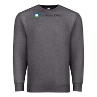 Charcoal Heather Cleveland clinic Premium Sweatshirt - DesignPulse