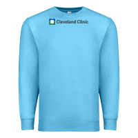 Ocean Blue Cleveland clinic Premium Sweatshirt - DesignPulse
