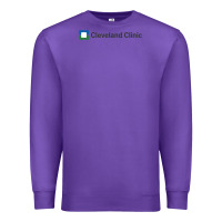 Purple Cleveland clinic Premium Sweatshirt - DesignPulse